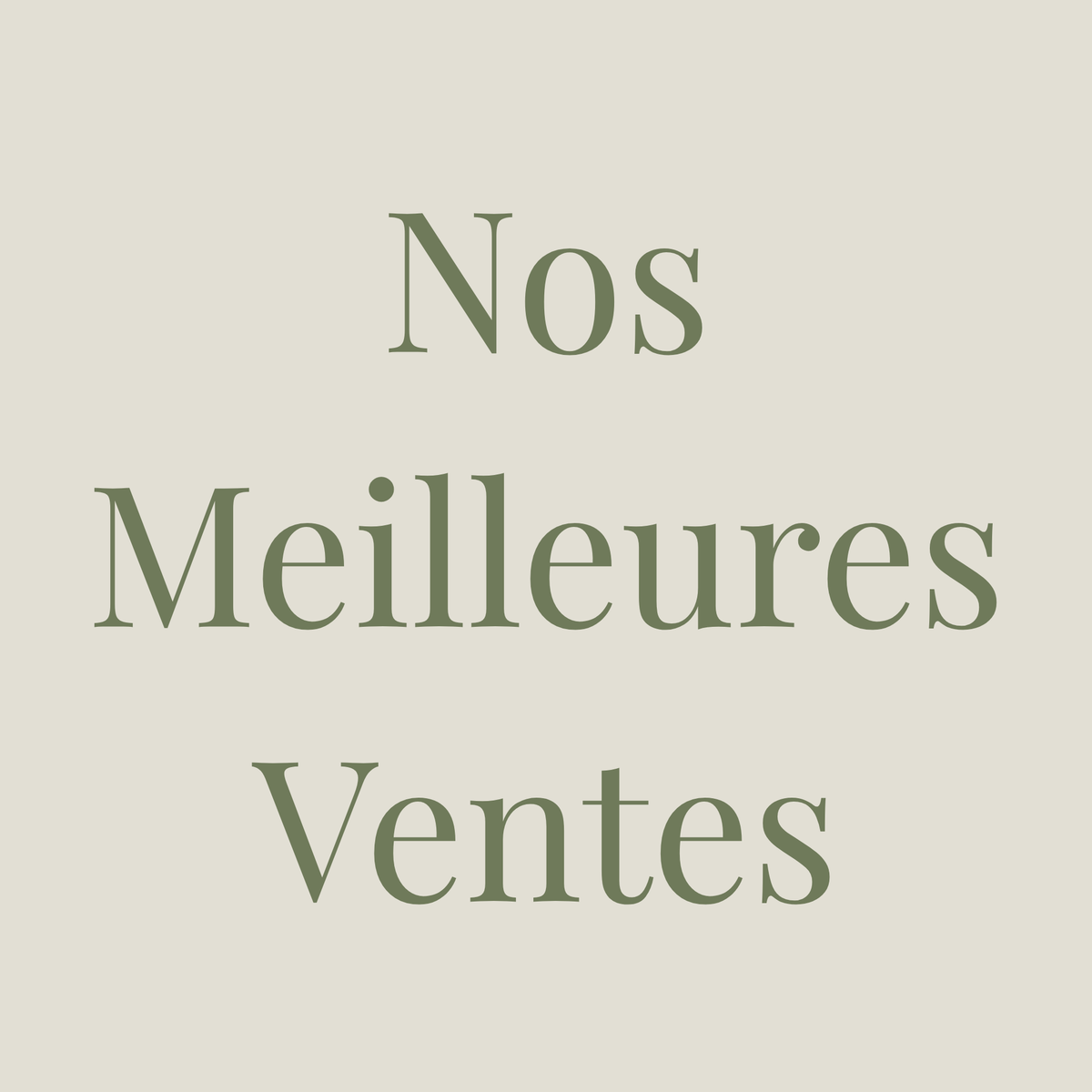Nos meilleures ventes
