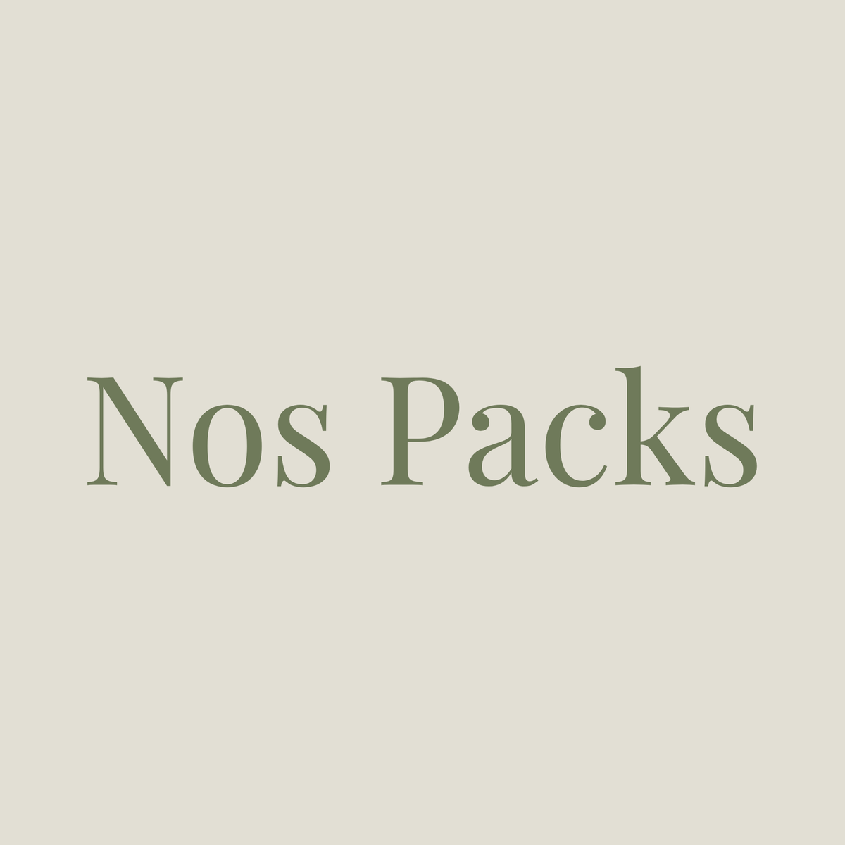 Nos Packs