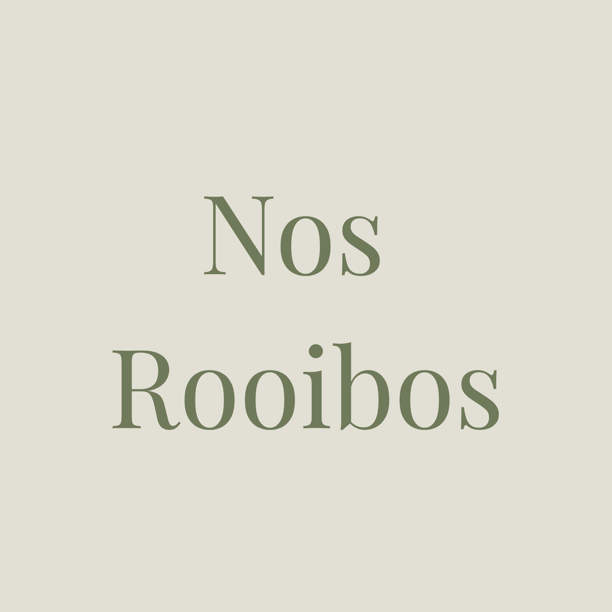 Nos Rooibos